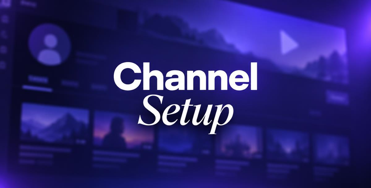 Set Up Your Channel